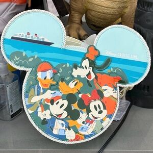 Loungefly Disney Cruise Line Australia Mickey & Friends Crossbody Bag